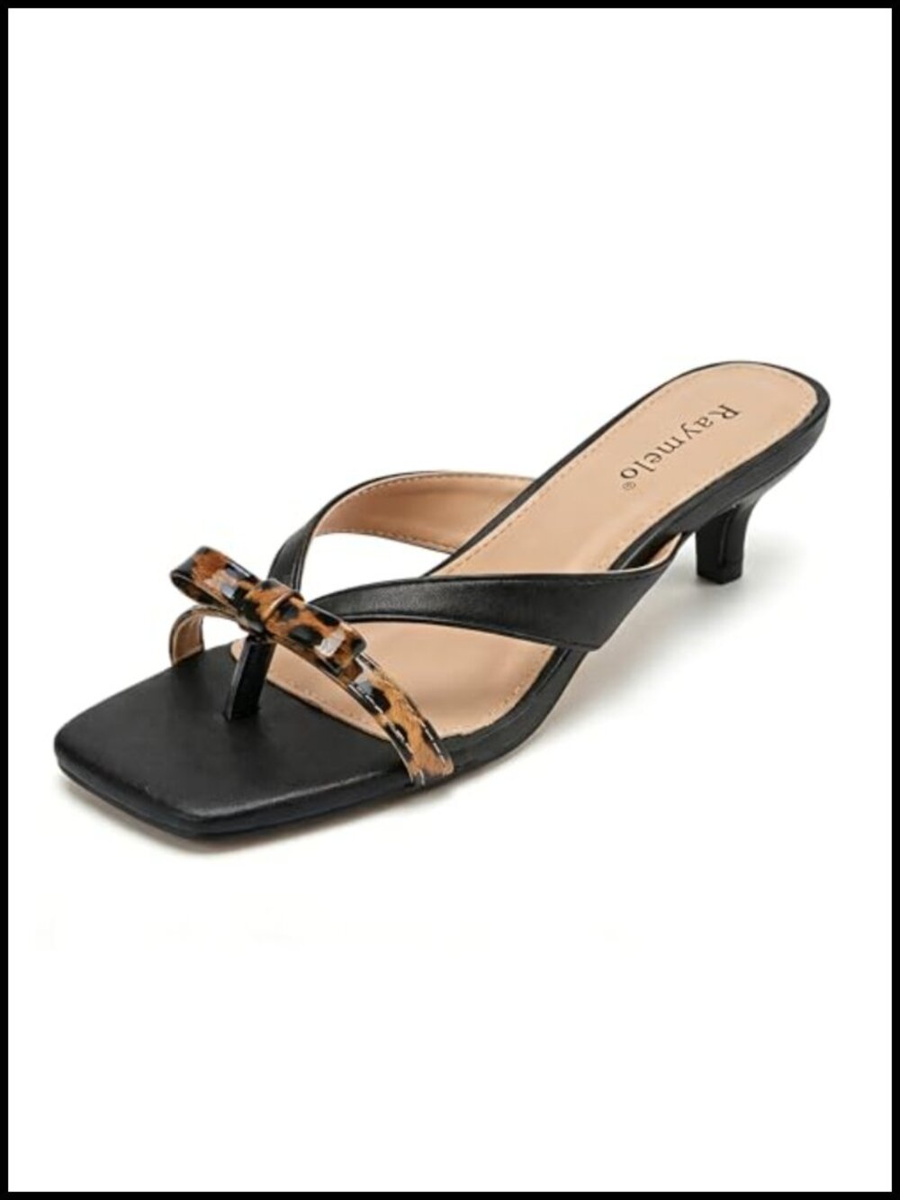 Women's Dressy Heeled Sandals Kitten Heel Mules Open Toe